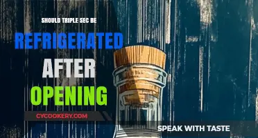 Should Triple Sec Be Refrigerated After Opening? A Guide