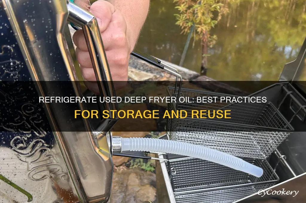 should used deep fryer oil be refrigerated