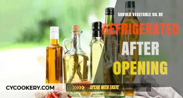 Should Vegetable Oil Be Refrigerated After Opening? Expert Tips