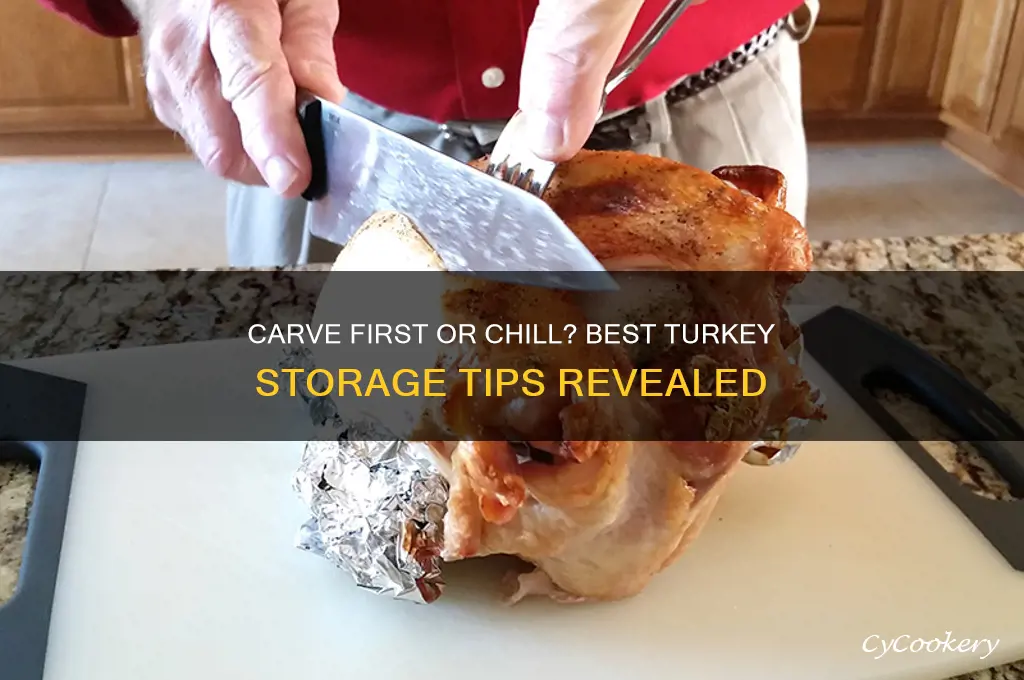 should you carve your turkey before refrigerating