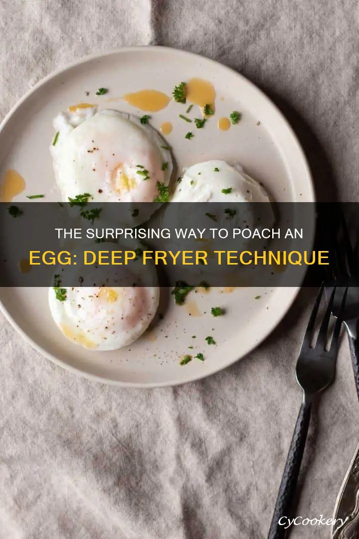 should you cook a poached egg in a deep fryer