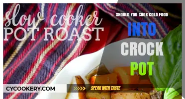 Cooking Cold Food in a Crock Pot: Safe or Risky?