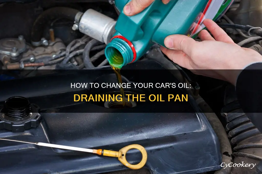 should you empty the oil pan for an oil change