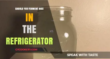 Fermenting Rice in the Fridge: Benefits, Risks, and Best Practices