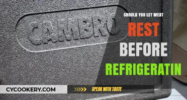 Resting Meat Before Refrigerating: A Crucial Step or Myth?