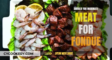 Meat Fondue: Marinate or Not?