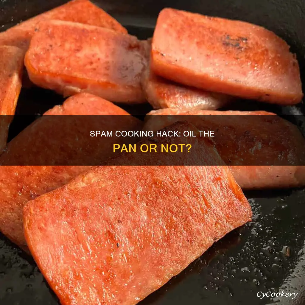 should you oil the pan for spam