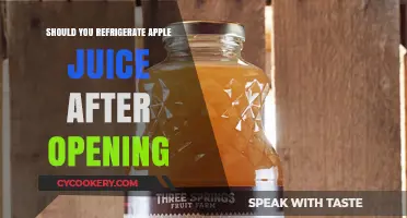 Refrigerate Apple Juice After Opening: Essential Tips for Freshness