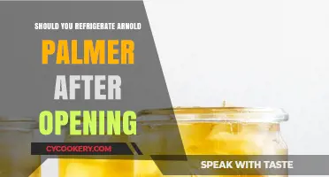 Refrigerate Arnold Palmer After Opening: Best Practices for Freshness