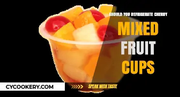 Refrigerating Cherry Mixed Fruit Cups: Best Practices for Freshness