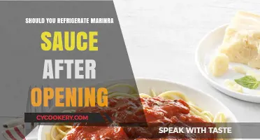 Refrigerating Marinara Sauce: Essential Tips After Opening the Jar