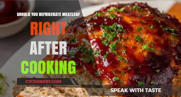 Refrigerating Meatloaf: Post-Cooking Best Practices for Safety and Flavor