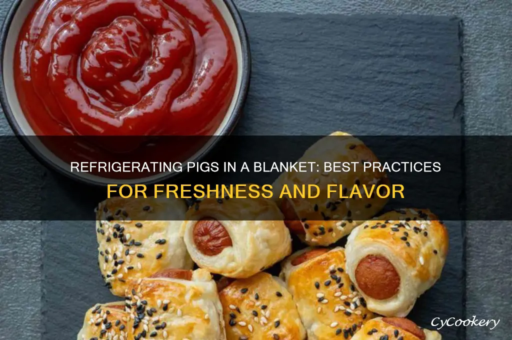 should you refrigerate pigs in a blanket