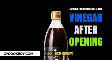 Refrigerate Rice Vinegar After Opening: Essential Tips for Freshness