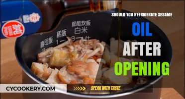 Refrigerate Sesame Oil After Opening: Best Practices for Freshness
