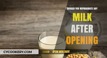 Should You Refrigerate Soy Milk After Opening? A Guide