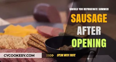 Refrigerate Summer Sausage After Opening: Essential Tips for Freshness