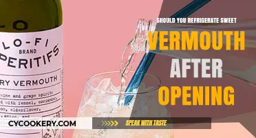 Refrigerate Sweet Vermouth After Opening: Essential Tips for Freshness