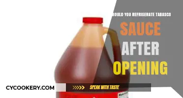 Refrigerate Tabasco Sauce After Opening: Essential Tips for Freshness