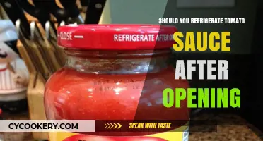 Refrigerate Tomato Sauce After Opening: Essential Tips for Freshness