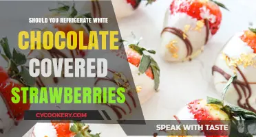 Refrigerate or Not? White Chocolate Covered Strawberries Storage Tips