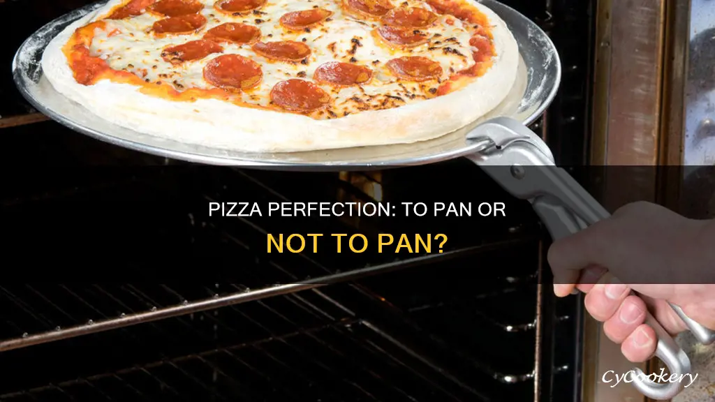 should you remove pizza from the pan