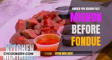 Fondue Etiquette: Seasoning Filet Mignon, Yay or Nay?