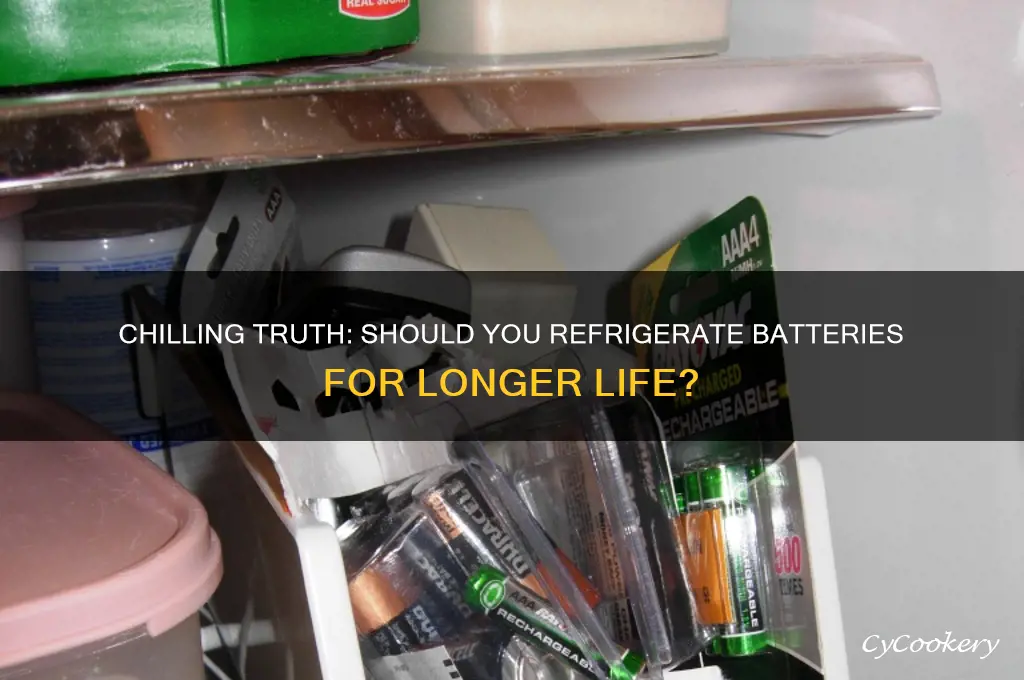 should you store batteries in a refrigerator