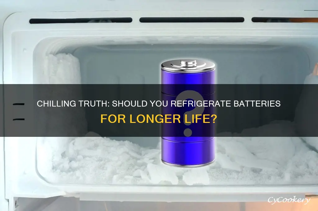should you store batteries in the refrigerator
