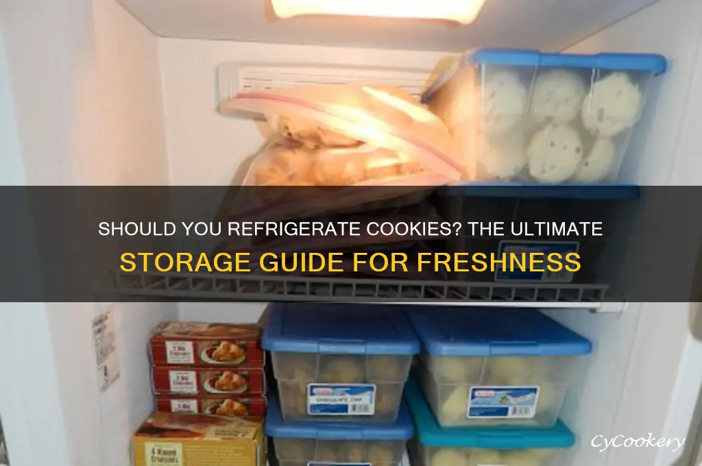 should you store cookies in the refrigerator