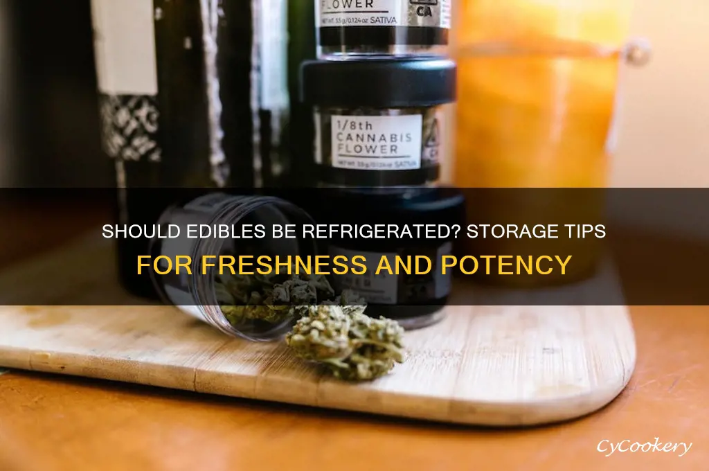 should you store edibles in the refrigerated