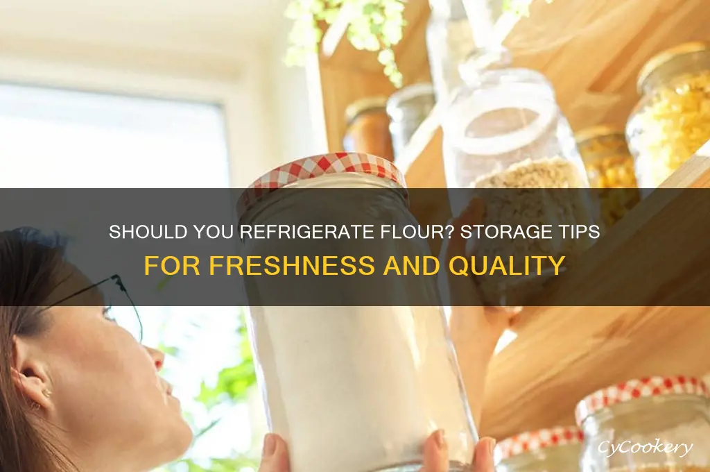 should you store flour in the refrigerator