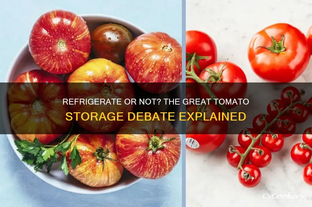 should you store tomatoes in the refrigerator