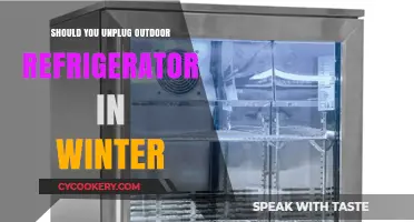 Should You Unplug Your Outdoor Fridge During Winter Months?