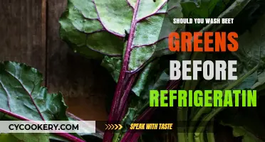 Washing Beet Greens Before Refrigerating: Essential Tips for Freshness