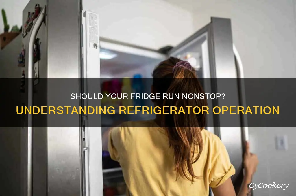 should your refrigerator run all the time
