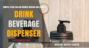 Elegant Double Mason Jar Beverage Dispenser for Easy Party Drinks
