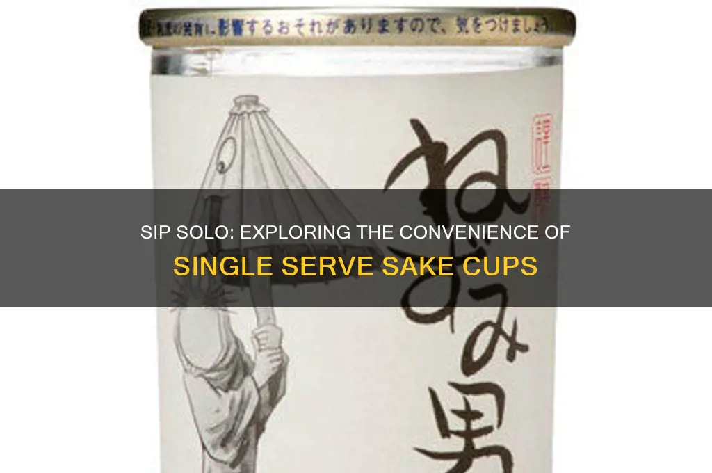 single serve sake cups