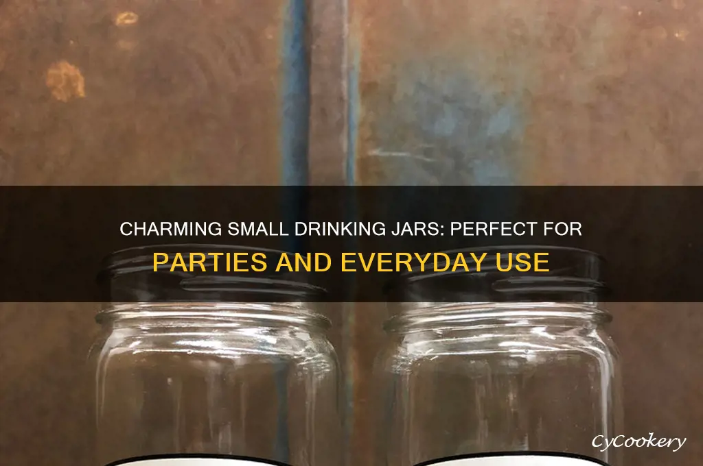 small drinking jars