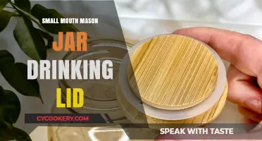 Eco-Friendly Small Mouth Mason Jar Drinking Lid: Sip Sustainably