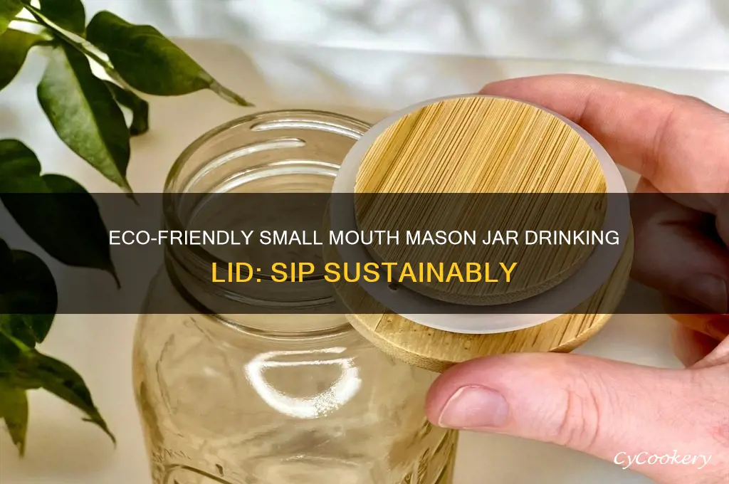 small mouth mason jar drinking lid