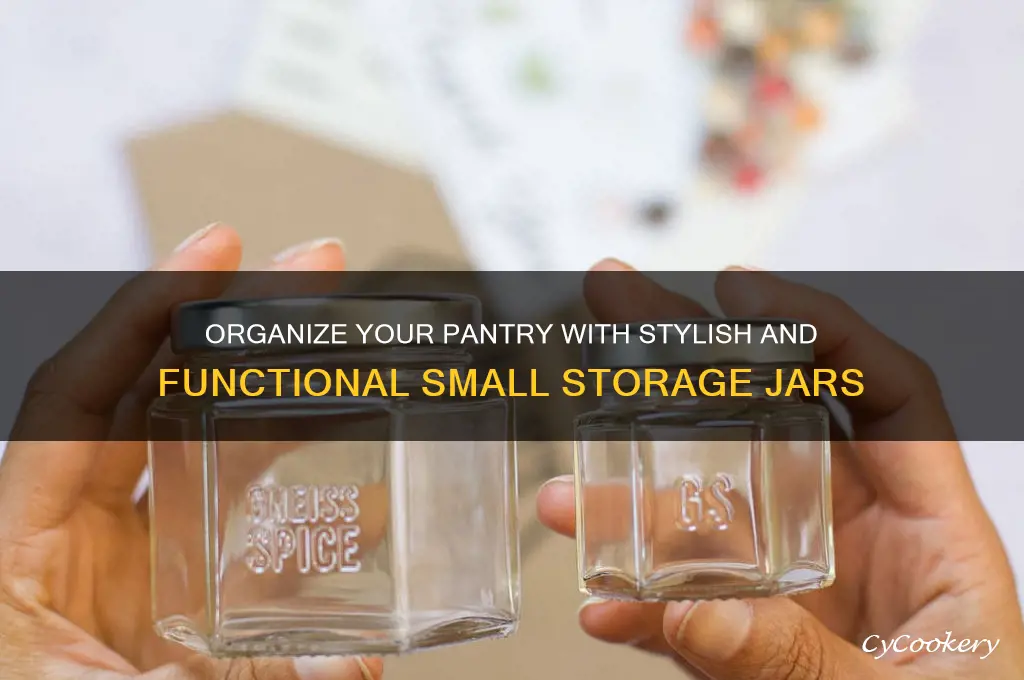 small storage jars