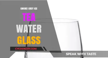 Chic Smoke Grey Glassware: Elevating Iced Tea Experience with Style