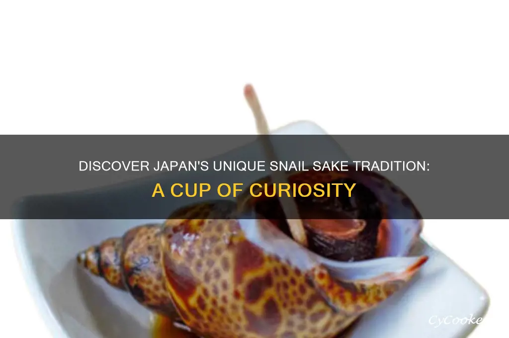 snail sake japan cup