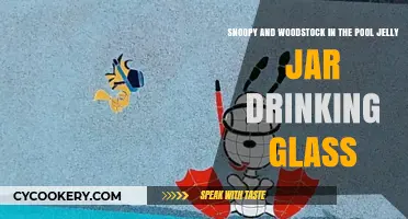 Snoopy & Woodstock Pool Fun Jelly Jar Glass Review