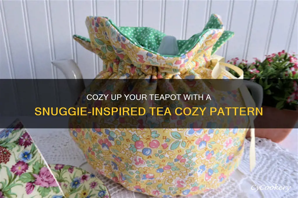 snuggie tea cozy pattern