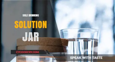 Innovative Sole Drinking Solution Jar: Hydration Meets Wellness in One Container