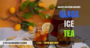 Exploring Solute, Solvent, and Glass Ice Tea Solutions: A Refreshing Chemistry
