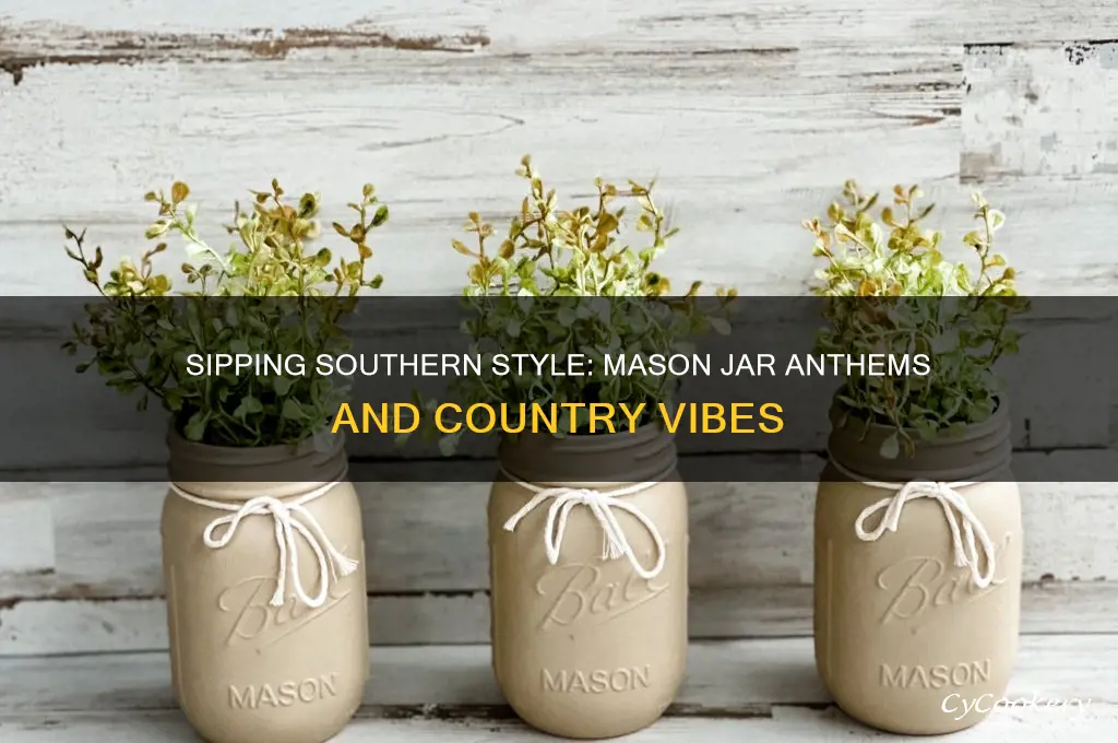 song about drinking from mason jars