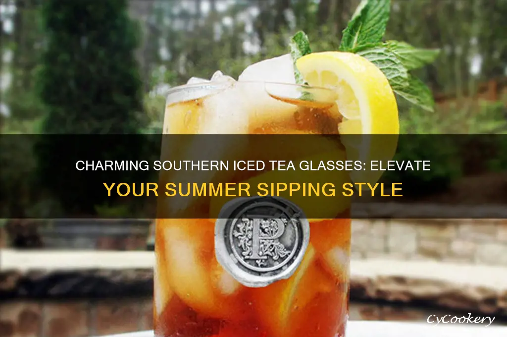 southern iced tea glasses